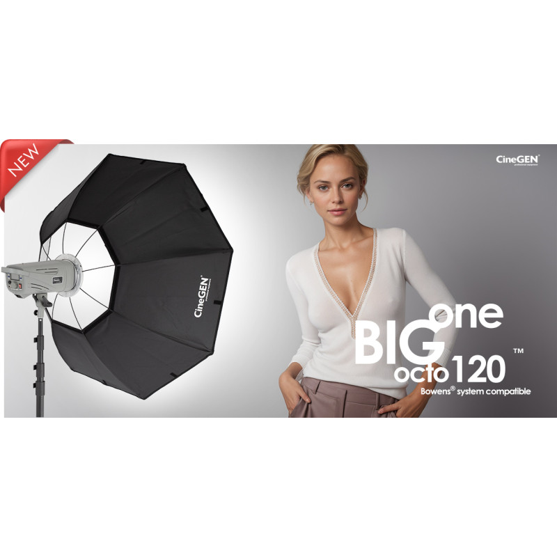 Softbox Octa 120 cm doppelte Bowens-Halterung