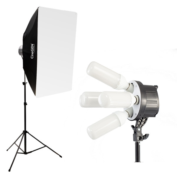 Lampa softbox Iluma Five™ 80x120 5x125W LED