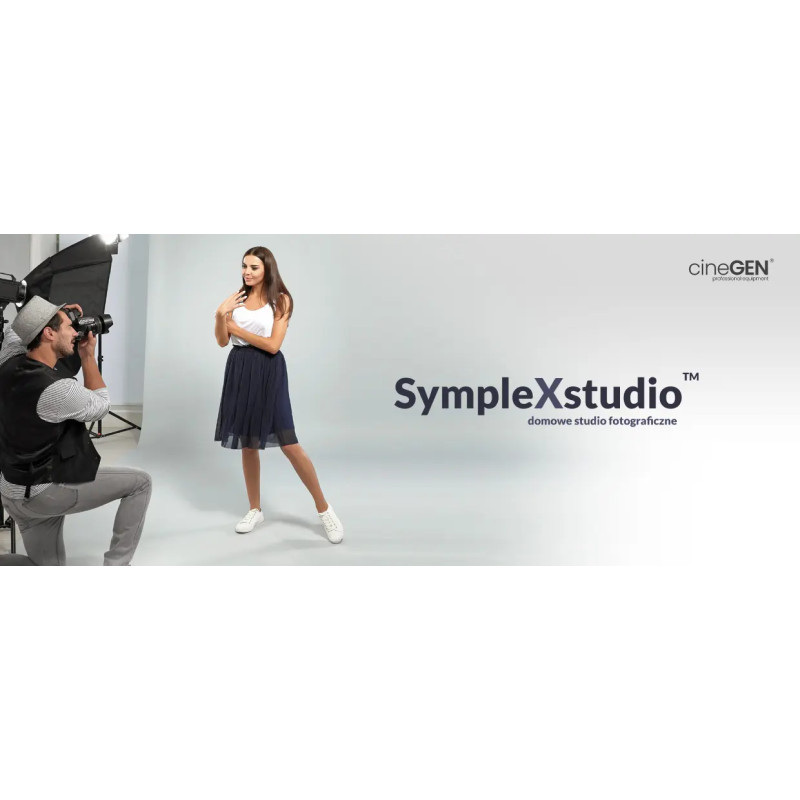 Keylight Background Set 2x50cm 125W LED Studio Kit