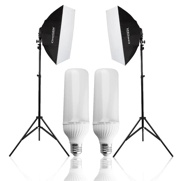 Keylights-Set 2 Hintergründe 50x70 cm 85W LED