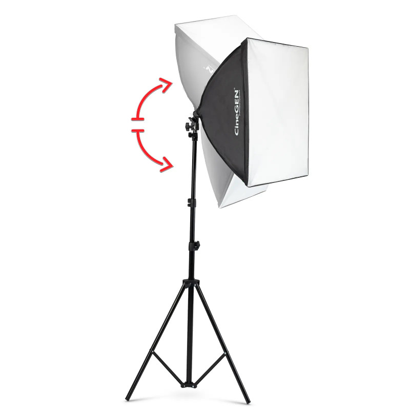 Panolux Softbox Lamp Kit 60x60 125W LED Studio