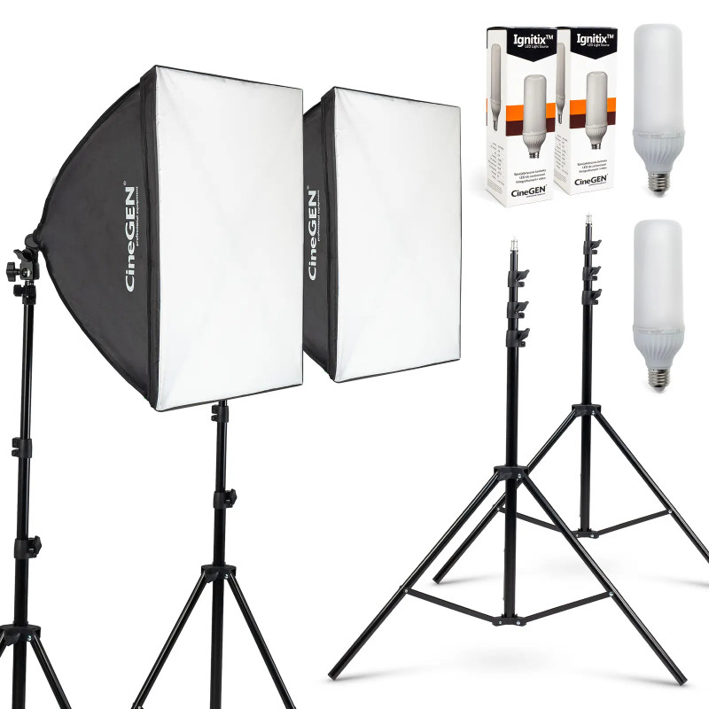 Panolux Softbox Lamp Kit 60x60 125W LED Studio