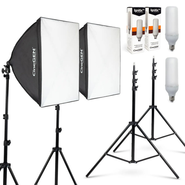 Panolux Softbox Lamp Kit 60x60 125W LED Studio
