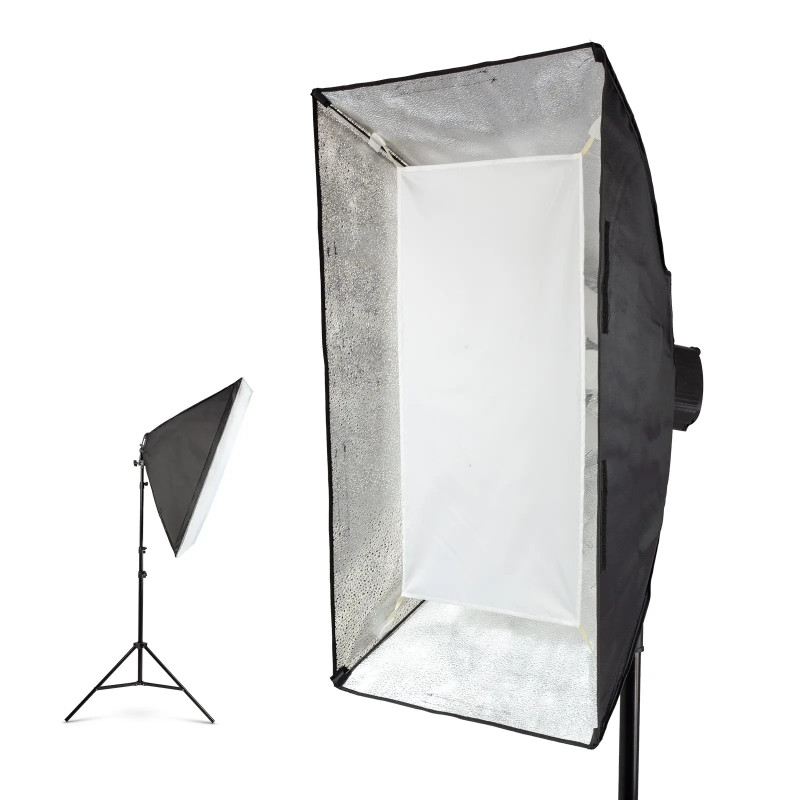Oświetlenie softbox LED + tło StudioPro™ – zestaw