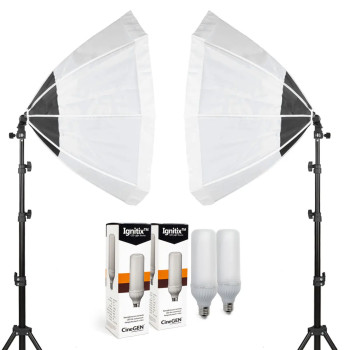 Zestaw AmbiLux Softbox 60cm 85W LED do studia