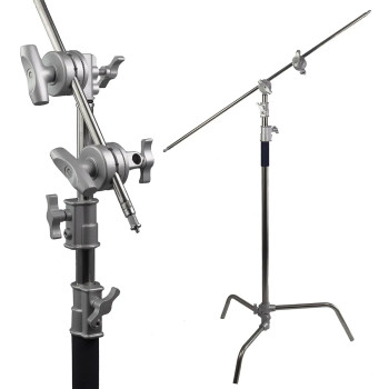 C-Stand StandPro 330 z boomem 130cm do studia