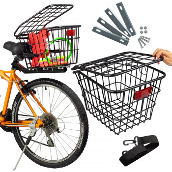 Kosz na bagażnik rowerowy z zamknięciem | Ringmehr