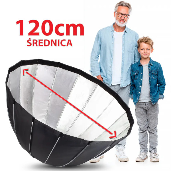 Octa 120cm Softbox with Grid  i  Bowens Mount