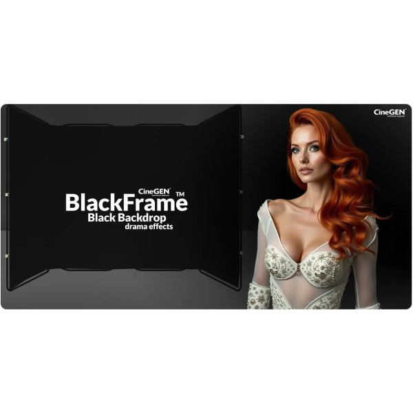 BlackFrame, 4x2.3m Black Backdrop Frame
