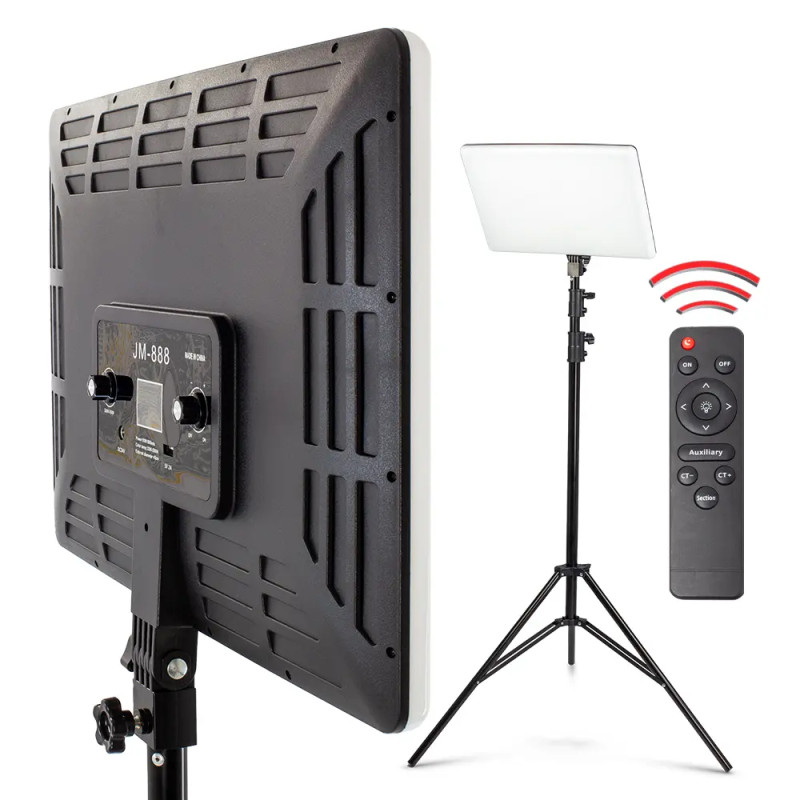 Zestaw 2 lamp LED panelowych na statywie CineGEN