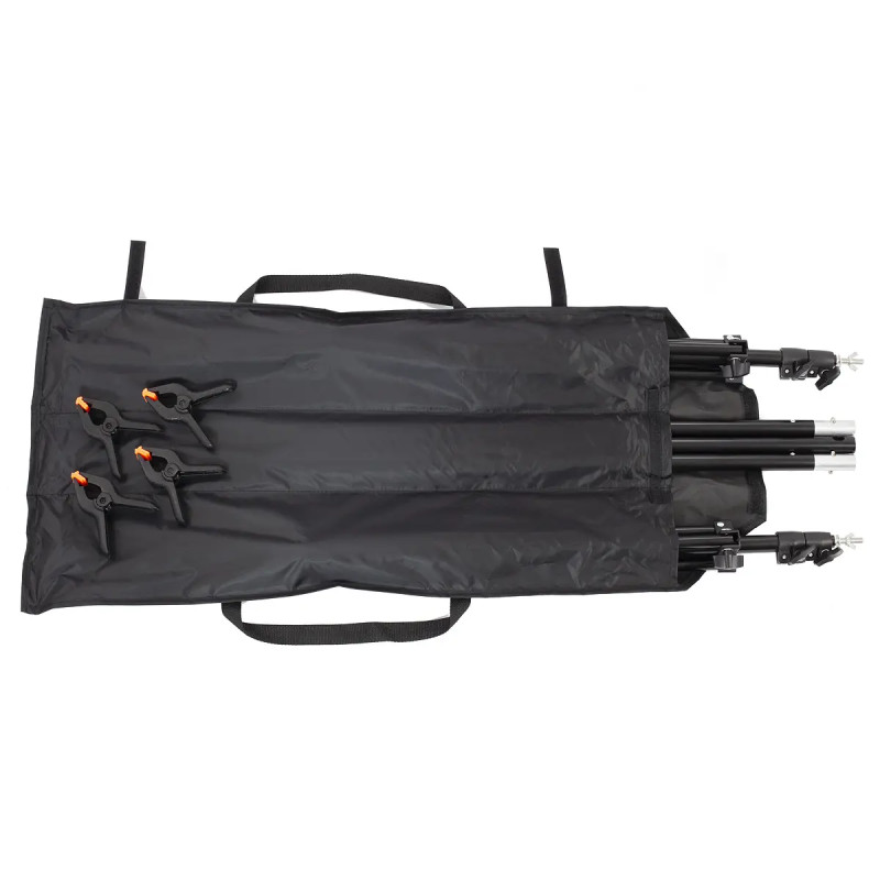 Zestaw studyjny białe tło + 2x lampa LED 240