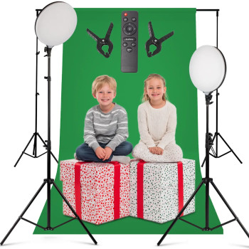 Green Background Kit 2x LED Panel Lamp 330