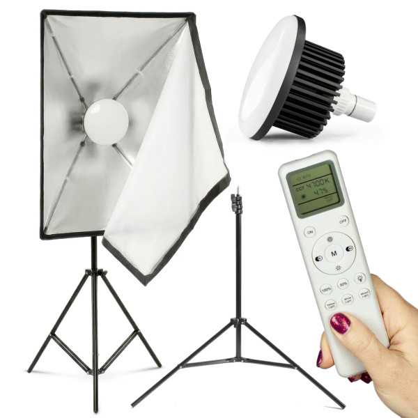 Lampa studyjna OmniLight 100W LED softbox 40x60
