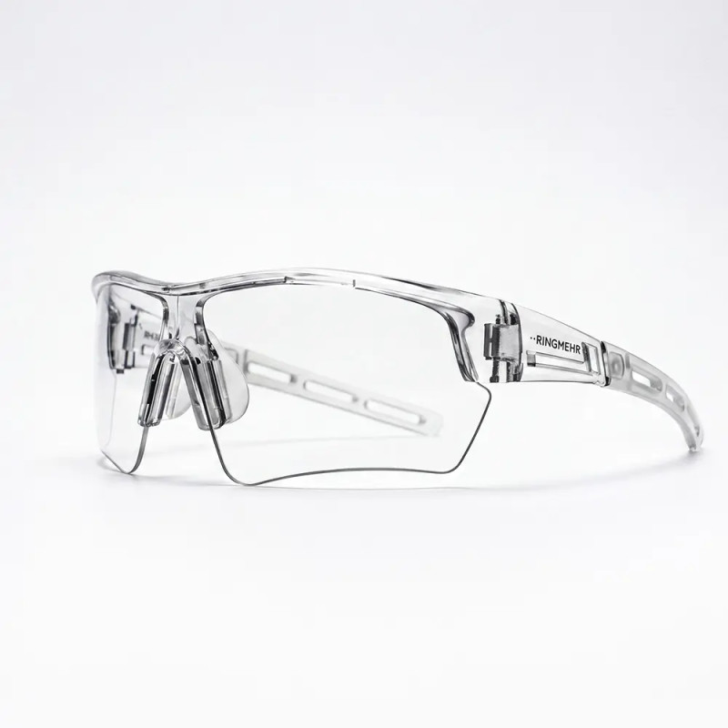 Okulary rowerowe ochronne transparentne