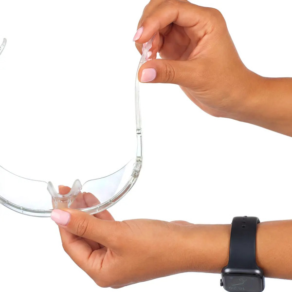 Okulary rowerowe ochronne transparentne