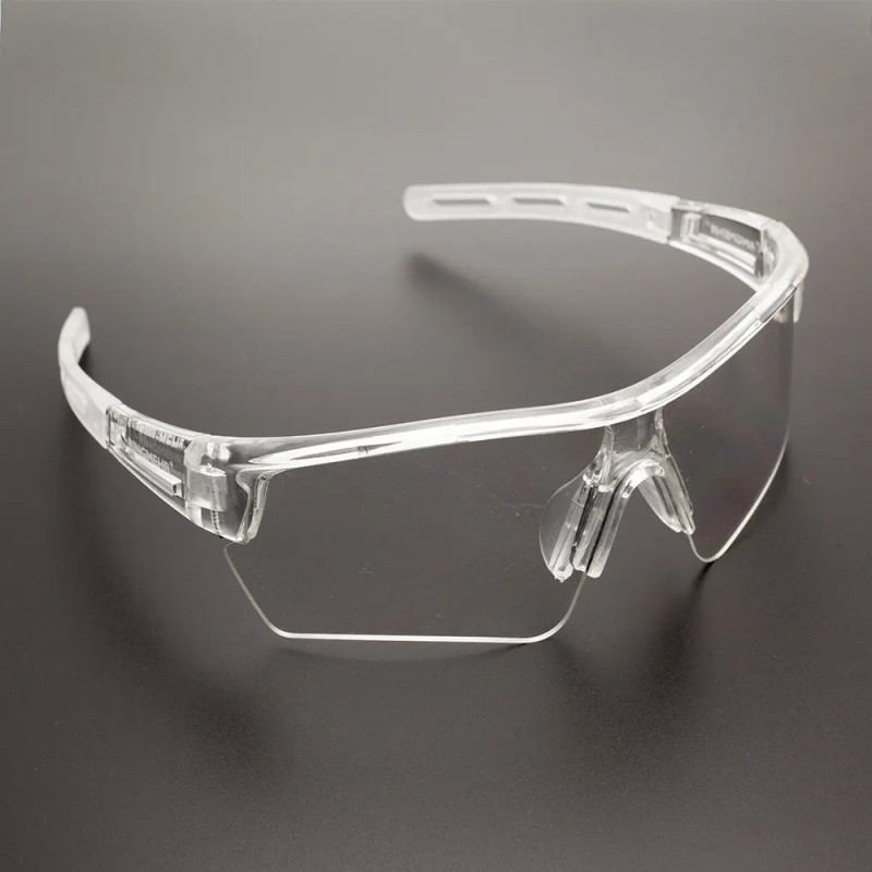 Okulary rowerowe ochronne transparentne