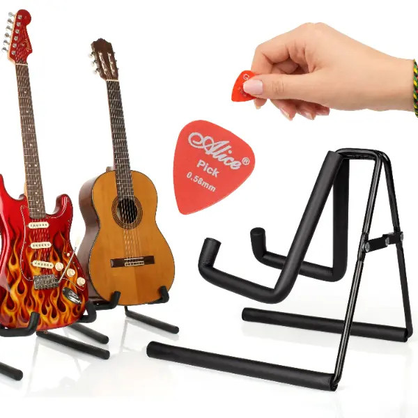 Zestaw muzyczny Stojak na instrument i 3x kostki