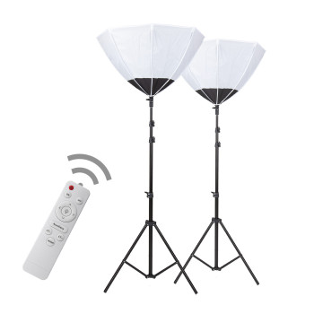 Zestaw 2 lamp Chrome Lanterns 60cm 170W | CineGEN