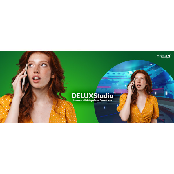 Zestaw studio green screen 8x85W octa 80cm