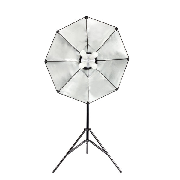 Lumilux 2x softbox okta 90cm LED 4-żarówkowy zestaw