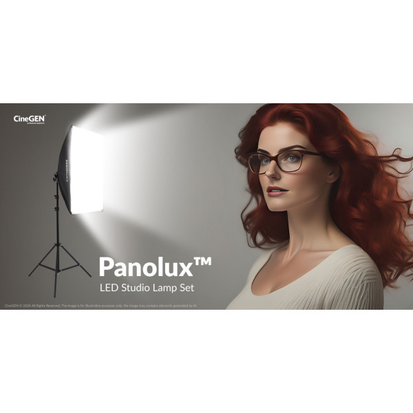 Panolux Lampa Softbox 40x40 125W LED do studia