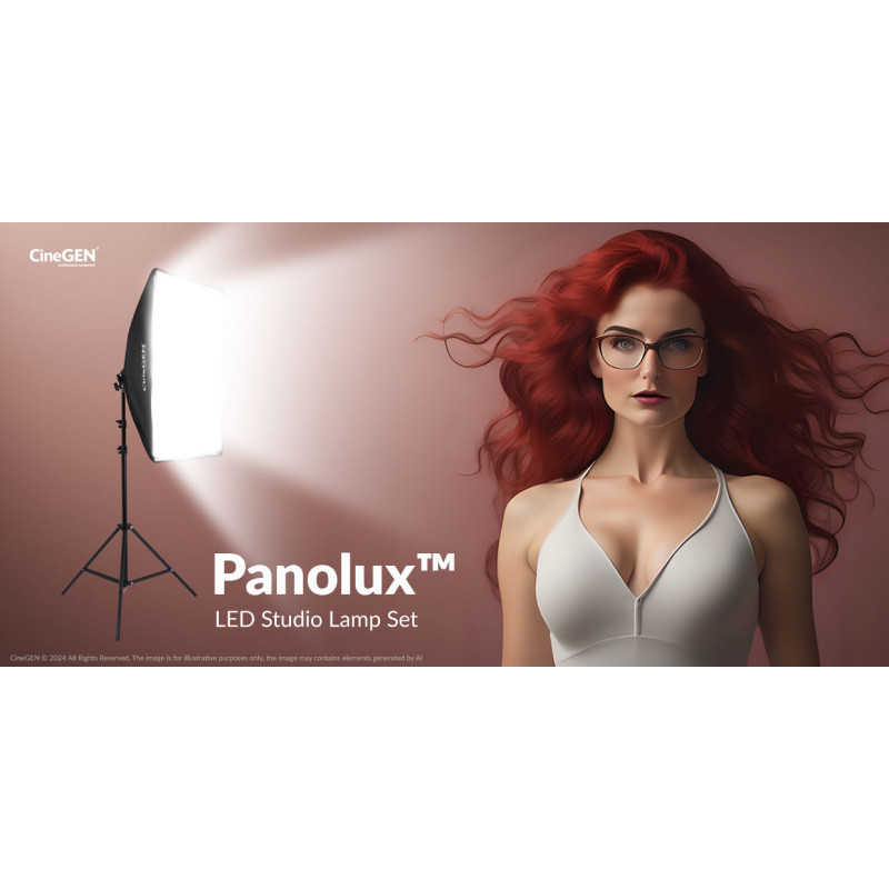 Panolux Lampa Softbox 40x40 125W LED do studia
