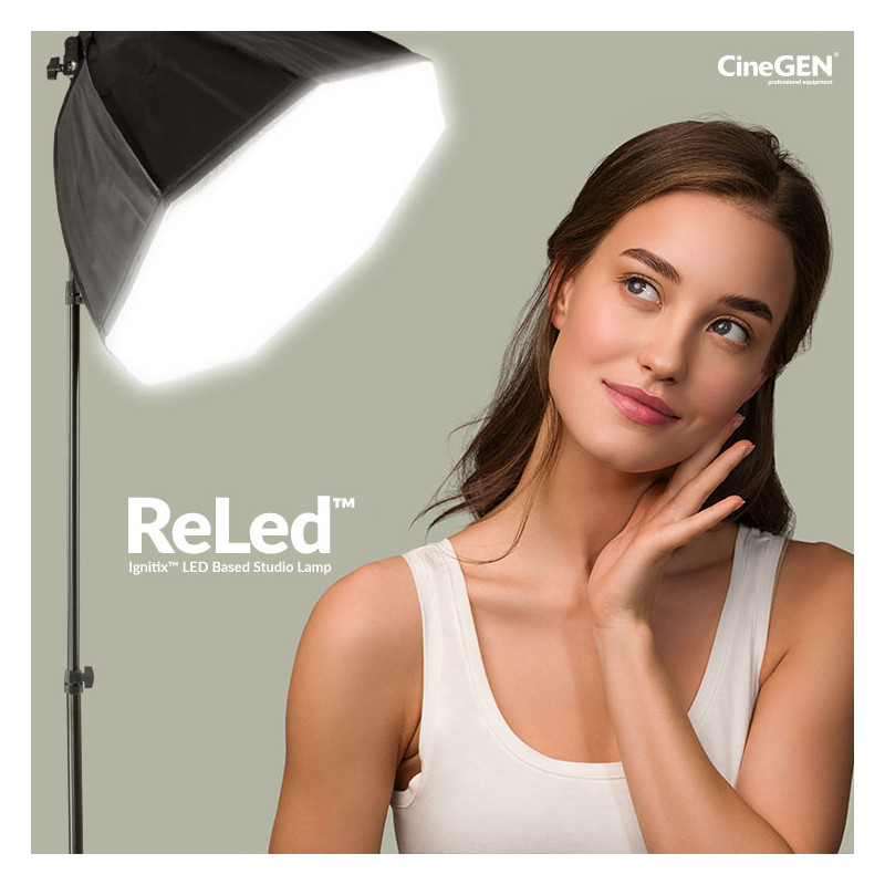ReLed zestaw LED z softboxem Octa90 do studia