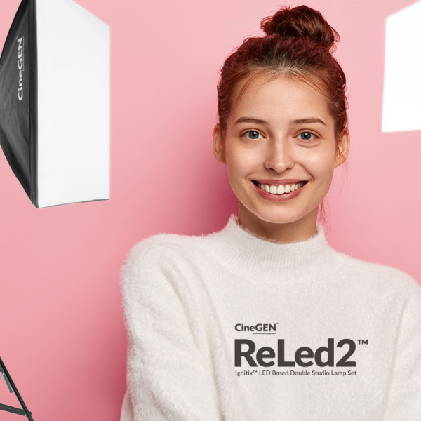 ReLed2 Double LED Kit with Softboxes 40x60