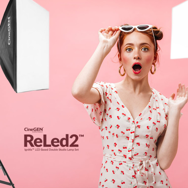 ReLed2 Double LED Kit with Softboxes 40x60