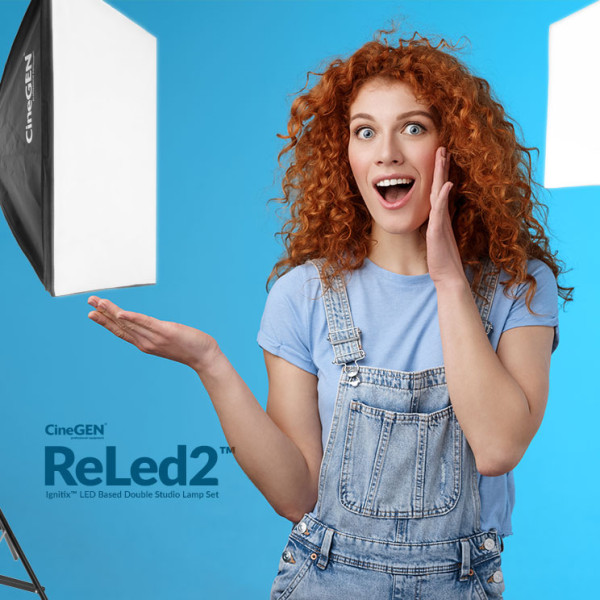 ReLed2 Double LED Kit with Softboxes 40x60