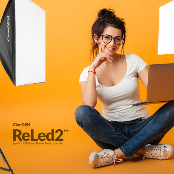 ReLed2 Double LED Kit with Softboxes 40x60