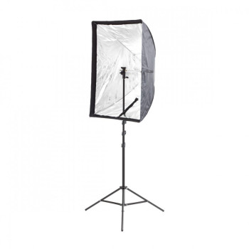 Zestaw SoftFlash 60x90 softbox + statyw | CineGEN