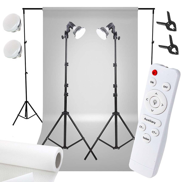 Zestaw z tłem Stage™ 2x LED 50W/100W