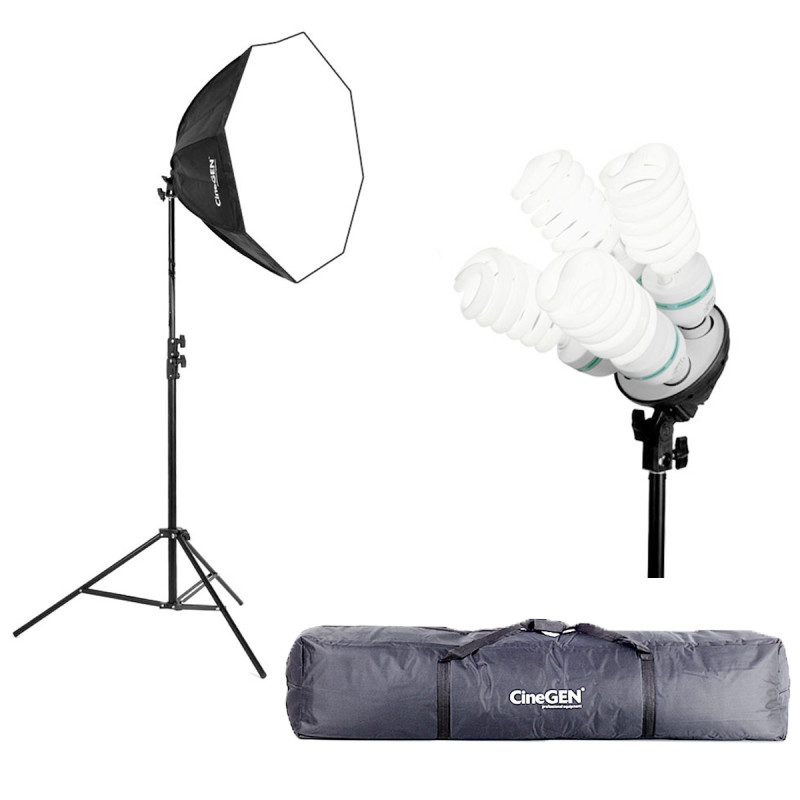 Zestaw octa 80 4x85W softbox + statyw i torba