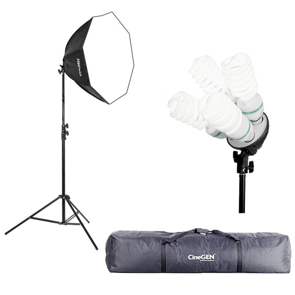 Zestaw octa 80 4x85W softbox + statyw i torba