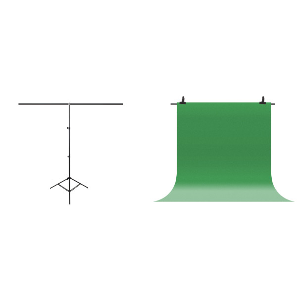 Zestaw SympleXstudio GreenScreen 2x65W 50x50