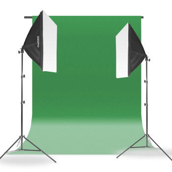 Zestaw SympleXstudio GreenScreen 2x85W 50x50