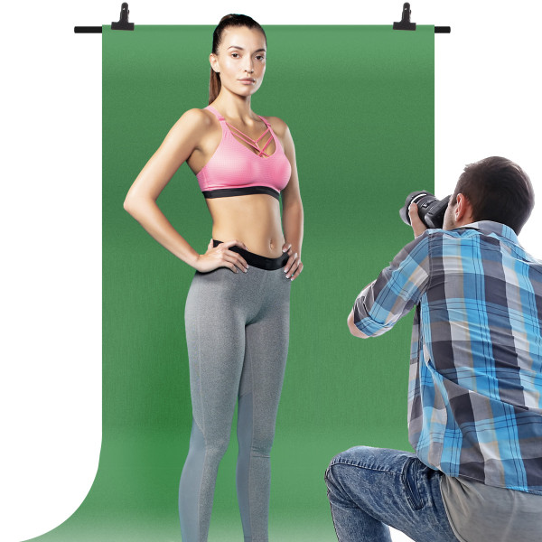Zestaw SympleXstudio GreenScreen 2x85W 50x50