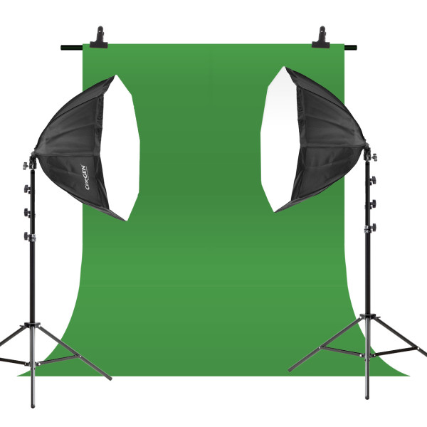 Zestaw SympleXstudio GreenScreen 2x85W octa 60
