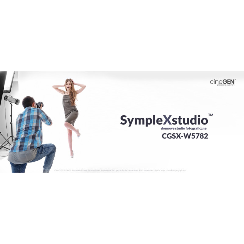 Studio fotograficzne 2x125W 50x50 SympleXstudio
