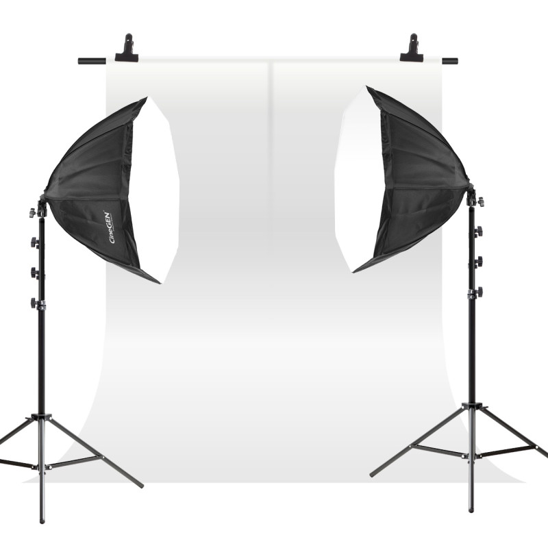 SympleXstudio 2x125W Octa 90 Studio Photo Kit