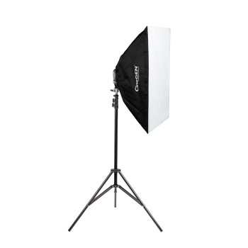 Lampa LED softbox 60x60 Vidoox 4 żarówki CineGEN