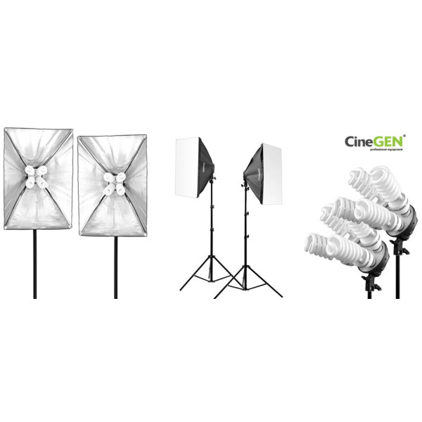 CLAROOM Lampenset mit Softboxen – Studiолicht
