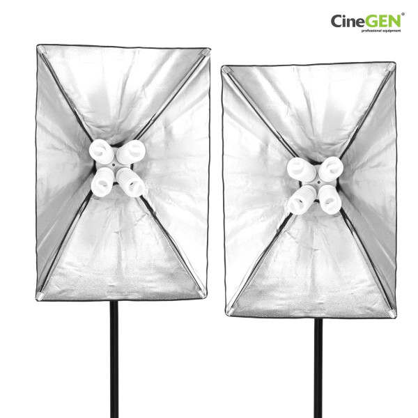 CLAROOM Lampenset mit Softboxen – Studiолicht