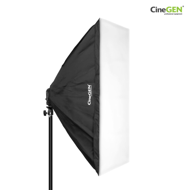 Claroom 66815 Lampen-Set 2x Softbox 60x60 cm