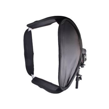 Softbox 60x60 für Reporterblitz – weiches Licht