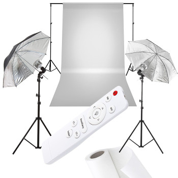 Academy™ Background Kit 2xLED 50W 84cm Studio