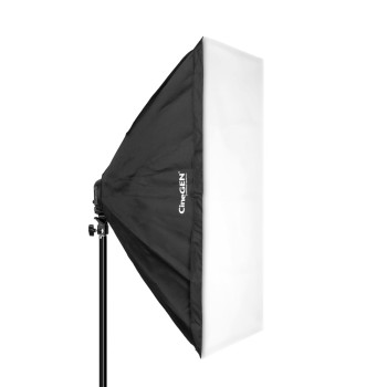 Softbox 50x70 na 4 żarówki E27 do studia foto