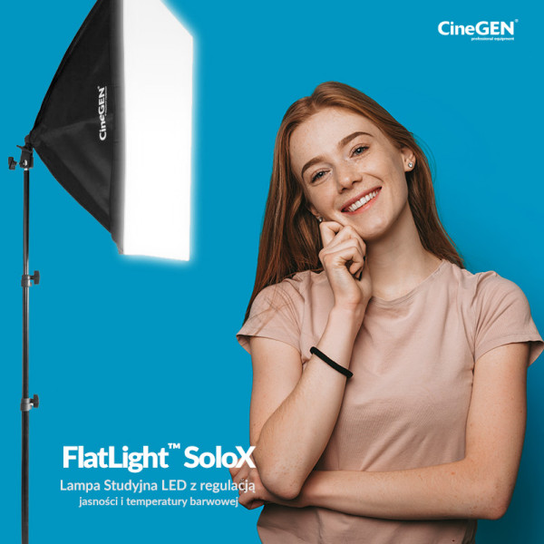 Lampa Softbox 50x50 LED 150W/300W na statywie