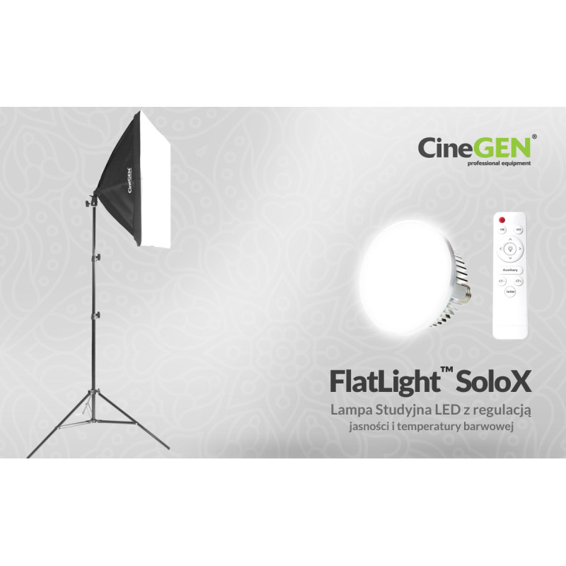 Lampa Softbox 50x50 LED 85W/170W ze statywem
